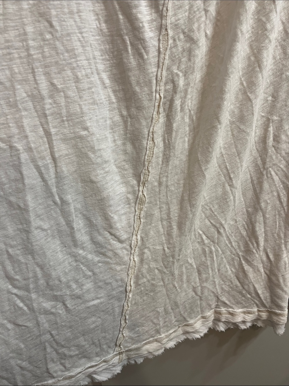 Free People Cream Button-Front Peasant Tunic - Picture 16 of 16
